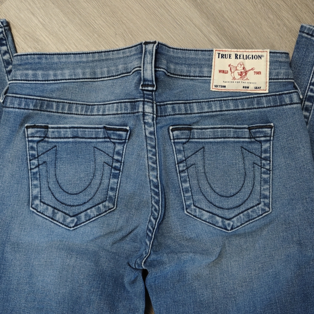 Halle Mid Rise Super Skinny True Religion Jeans - Picture 11 of 11